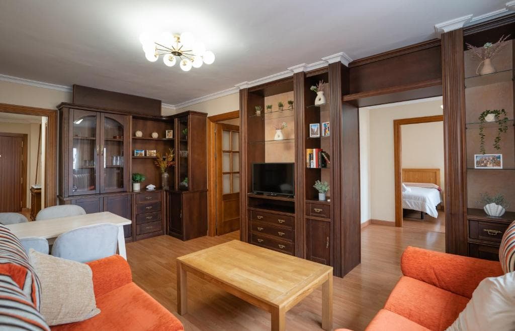 Salón del apartamento Cuarteles, en el centro de Málaga